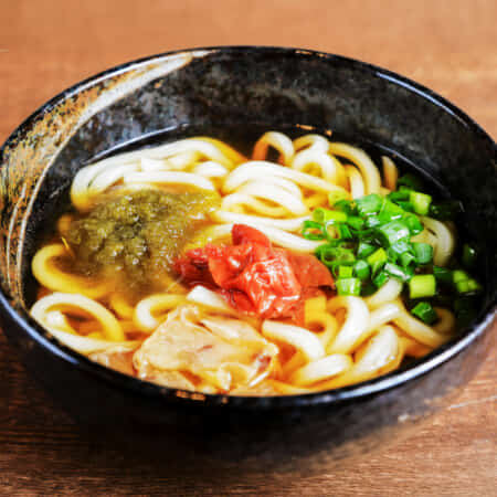 梅うどん / Udon with Ume｜池袋でたこ焼きのデリバリーならたこ焼 元祖どないや池袋店