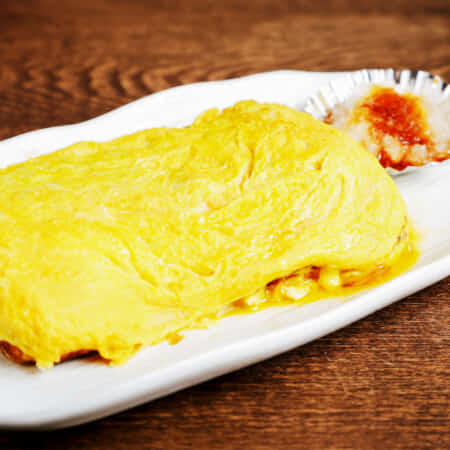 だし巻き玉子 / Dashi-Rolled Egg｜池袋でたこ焼きのデリバリーならたこ焼 元祖どないや池袋店